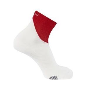 salomon s lab phantasm enkel unisex sokken wit rood