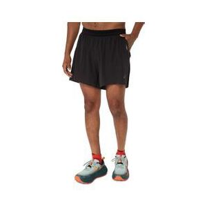 asics fujitrail elite short zwart heren