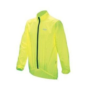 bbb baseshield regenjack neon geel