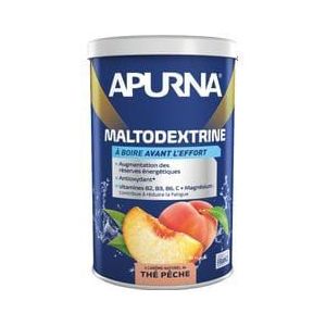 apurna energy drink maltodextrine peach tea pot 500g