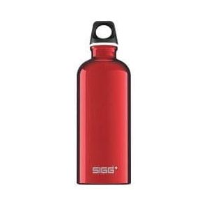 sigg traveller 0 6l red waterfles