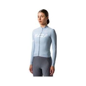 maap adapt thermal women s long sleeve jersey blue