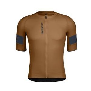 scott endurance pro trui met korte mouwen bruin blauw