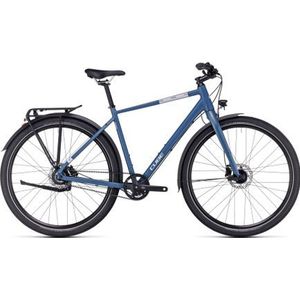 cube travel pro toerfiets shimano nexus 8s riem 700 mm denim blauw 2023