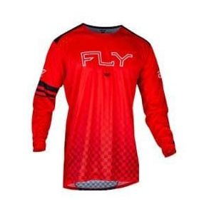 fly rayce children s long sleeve jersey red