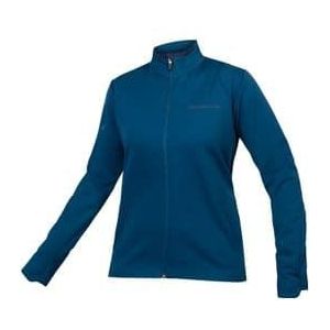 women s singletrack softshell long sleeve jacket blue