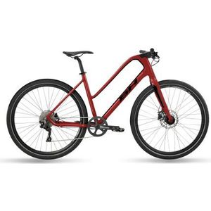 bh silvertip jet lite shimano deore 10v 700mm sport stadsfiets rood