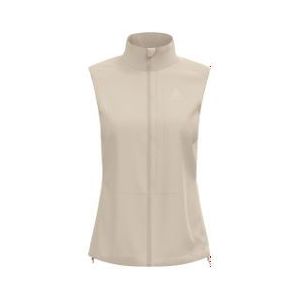 odlo zeroweight warm 2 0 jas zonder mouwen voor dames beige