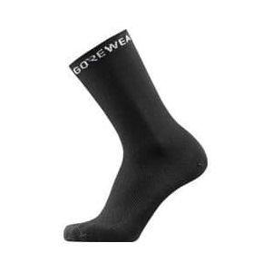 gore wear essential merino unisex sokken zwart