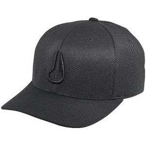 nixon deep down ff athletic fit unisex cap zwart