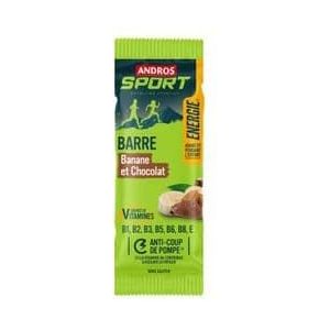 andros sport chocolade banaan energiereep 40g