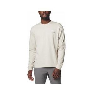 columbia csc seizoensgebonden logo beige t shirt lange mouwen