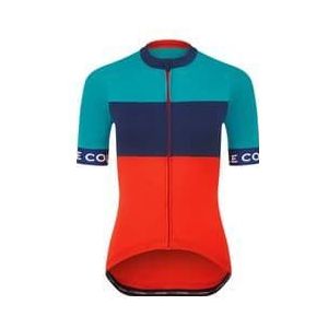 le col sport women s short sleeve jersey blue red