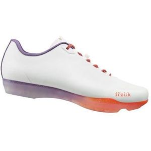 fizik tempo beat road shoes white orange