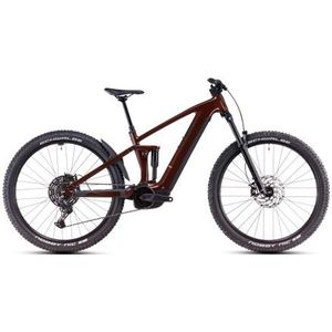 cube stereo hybrid one44 pro 800 elektrische volledig geveerde mtb shimano cues 11s 800 wh 29  bourbon rood oranje 2025