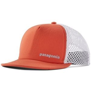 patagonia duckbill shorty trucker orange white unisex cap