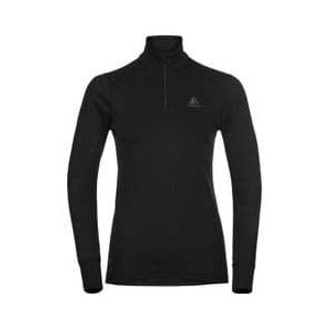 odlo women s active warm eco 1 2 zip long sleeve jersey black