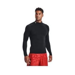 under armor heatgear armor lange mouw compressie trui zwart