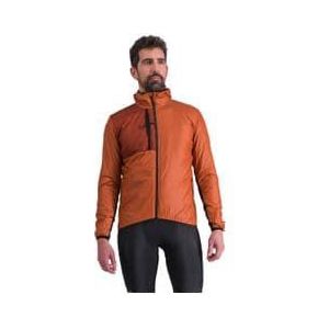 sportful supergiara puffy orange long sleeve jacket