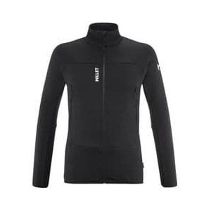 millet fusion grid fleece black