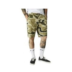 fox essex 2 0 camo shorts green