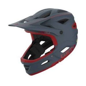giro switchblade mips removable chinstrap helm grijs  rood