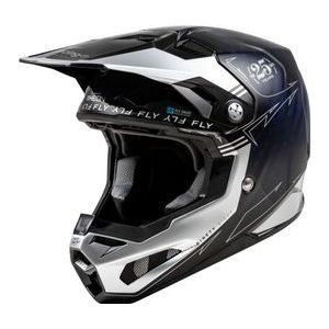 fly racing fly formula s carbon legacy integraalhelm carbon blauw  zilver
