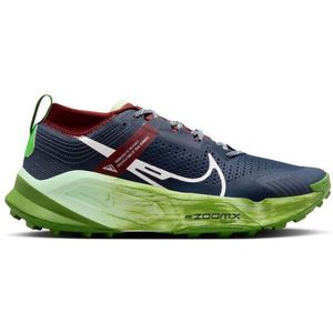 nike zoomx zegama trail running shoes blue green