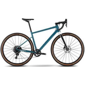 gravelbike bmc urs al two sram apex 1 11v 700 mm bleu dark petrol