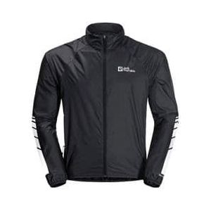 jack wolfskin morobbia wind jacket black men s