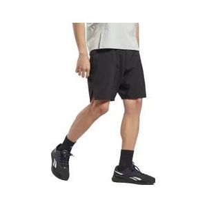 reebok training speed 3 0 korte broek zwart