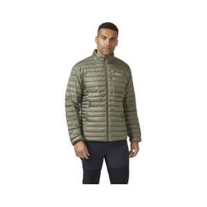 rab microlight jacket groen