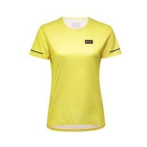 gore wear context daily women s short sleeve jersey fluorescent yellow