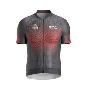 adicta lab valent v1 fietsshirt met korte mouwen rood  grijs