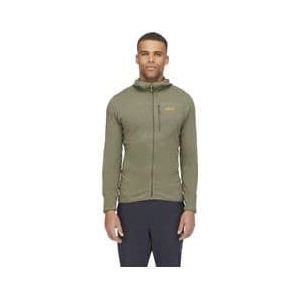 rab ascendor light khaki long sleeve fleece jacket