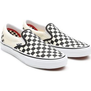 vans slip on skate schoenen  checkerboard  zwart  wit