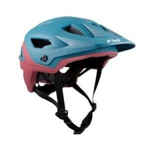tsg chatter solid color mtb helm blauw roze