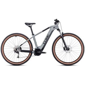 cube reaction hybrid performance 500 elektrische hardtail mtb shimano alivio 9s 500 wh 27 5  swamp grey green 2023