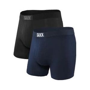 saxx ultra boxers 2 pack zwart blauw