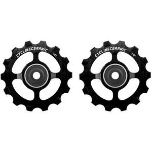 cyclingceramic smalle 14t katrolwielen voor shimano dura ace r9100 ultegra r8000 ultegra rx grx xt xtr 11s derailleur zwart