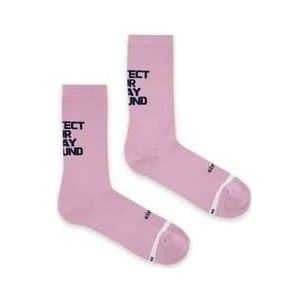 circle speedy high pink lilac running socks