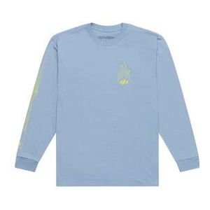 troy lee designs torched blue t shirt lange mouwen