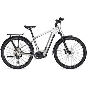 focus aventura  6 9 elektrische hybride fiets shimano xt deore 12s 750wh 29  zilver 2025