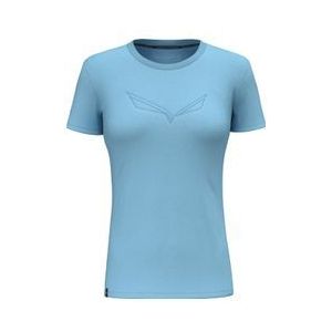 dames salewa pure eagle frame t shirt blauw