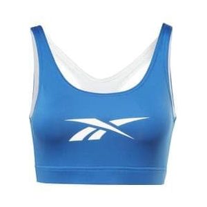 reebok workout ready vrouwen bh blauw
