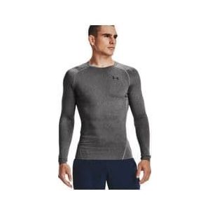under armour heatgear armour compression long sleeve jersey grey