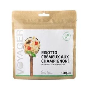 voyager gevriesdroogde maaltijd romige champignon risotto 150g