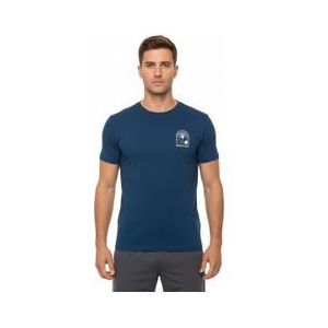 rubb r mountain addict t shirt navy blauw met korte mouwen