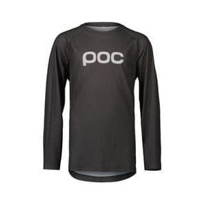 poc essential mtb long sleeve jersey voor kinderen donkergrijs