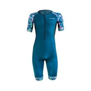 oxsitis 140 6 short sleeve trifunction wetsuit blue